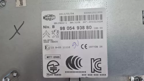  C138EG - TELEMATICA-EENHEID/ MAGNETI MARELLI 4VCGWGS6R 9806729580 (C138EG)