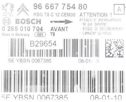  C722JE - MODUUL/ BOSCH 0285010830/ 9675181780/ 0285010704/ (C722JE)