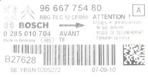  C722JE - MODUUL/ BOSCH 0285010830/ 9675181780/ 0285010704/ (C722JE)