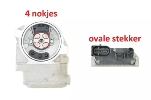 C590SA - LOSSE MOTOR/ 4 NOKJES/ +EN- 1 OVALE STEKKER/ JTEKT (C590SA)