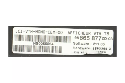 PSA / Stellantis NAVIGATIE PROJECTIESCHERM/ JOHNSON CONTROLS/ 96665877ZD (0000247723)