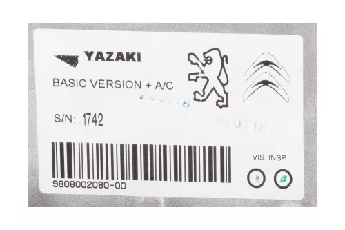 PSA / Stellantis HV /VERBINDINGS EENHEID /MET EENVOUDIGE AIRCO/ YAZAKI ZIE (0000360378)