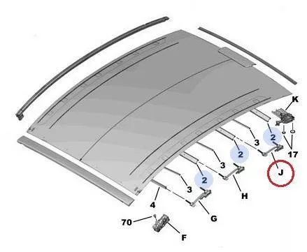 PLURIEL/ INTERSLIDE GELEIDERSET RECHTS / ZIE 8401HW
