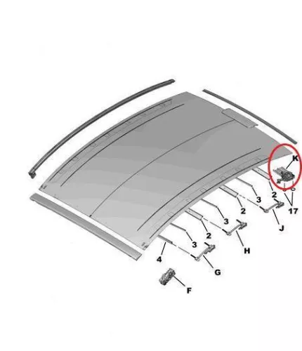 ebben parts PLURIEL/ INTERSLIDE GELEIDERSET RECHTS / ZIE 8401HW (0000364671)