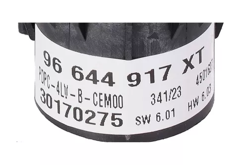 PSA / Stellantis LINKS VOOR/ SPIEGEL + RAAM VOOR + ACHTER/ ZWART MISTRAL/ (0000365094)