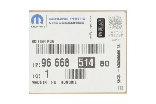 PSA / Stellantis ZEKERINGKAST OVER ACCU/ MET HYBRYDE/ 120740253 123330417 (0000368966)