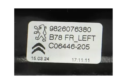 PSA / Stellantis MOTOR MET MECHANIEK/ B78/ BROSE 9675288980/ ZIE (0000369327)