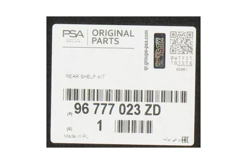 PSA / Stellantis HZD ZWART MISTRAL/ 9677702380 98167225ZD/ ZIE 96777023ZD (0000388561)